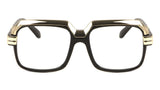 Gazelle Deluxe Square Luxury Retro Hip Hop Sunglasses