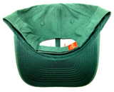 University Of Miami Hurricanes Logo Green MVP Curved Bill Adjustable Hat