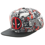 Marvel Comics Deadpool Comic Book Panels Sublimated Snapback