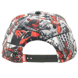 Marvel Comics Deadpool Comic Book Panels Sublimated Snapback