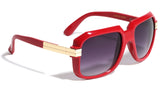 Gazelle Emcee Square Oversized Hip Hop Luxury Aviator Sunglasses