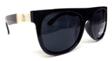 Square Classic Marijuana Weed Leaf Retro Sunglasses