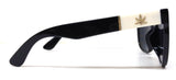 Square Classic Marijuana Weed Leaf Retro Sunglasses