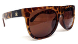 Square Classic Marijuana Weed Leaf Retro Sunglasses