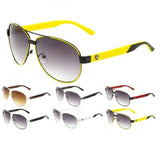Khan Classic Retro Sport Aviator Sunglasses