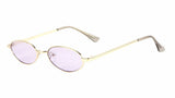 Slim Round Oval Hippie Classic Casual Sunglasses