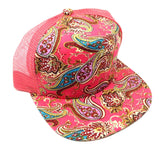 Crown Sublimated All Over Print Mesh Trucker Snapback Hat