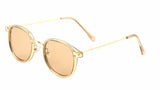 Slim Sleek Square Metal & Plastic Aviator Sunglasses