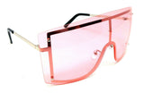 Arctic XL Large Oversized One Piece Mono Lens Shield Futuristic Sunglasses