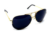 Retro Turbo Floating Lens Luxury Aviator Sunglasses