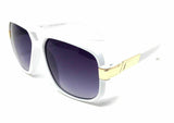 Gazelle Swag Square Oversized Hip Hop Luxury Aviator Sunglasses