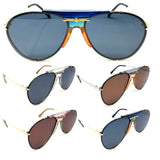 Luxury Turbo Aviator Sunglasses w/ Floating Lenses