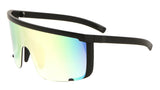 Montego Bay One Piece Mono Lens Shield Wrap Around Sunglasses