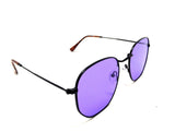 Metal Wire Frame Round Aviator Sunglasses
