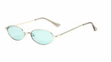 Slim Round Oval Hippie Classic Casual Sunglasses