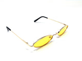 Slim Elliptical Oval Luxury Hippie Classic Sunglasses
