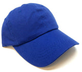 Solid Plain Blank Cotton Twill Adjustable Curved Bill Dad Hat