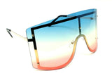 Arctic XL Large Oversized One Piece Mono Lens Shield Futuristic Sunglasses