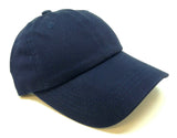Solid Plain Blank Cotton Twill Adjustable Curved Bill Dad Hat