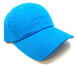 Solid Plain Blank Cotton Twill Adjustable Curved Bill Dad Hat