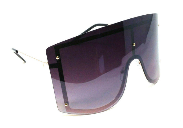Arctic XL Large Oversized One Piece Mono Lens Shield Futuristic Sunglasses