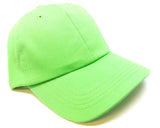 Solid Plain Blank Cotton Twill Adjustable Curved Bill Dad Hat