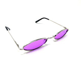 Slim Elliptical Oval Luxury Hippie Classic Sunglasses