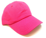 Solid Plain Blank Cotton Twill Adjustable Curved Bill Dad Hat