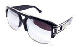 Gazelle B-Boy Hip-Hop Oversized Retro Square Luxury Aviator Sunglasses