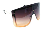 Arctic XL Large Oversized One Piece Mono Lens Shield Futuristic Sunglasses