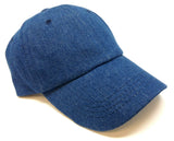 Solid Plain Blank Cotton Twill Adjustable Curved Bill Dad Hat