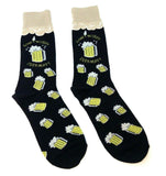Fine Fit Casual Fast Food Snack Pattern Knit Crew Socks