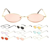 Slim Round Oval Hippie Classic Casual Sunglasses