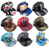 Crown Sublimated All Over Print Mesh Trucker Snapback Hat