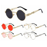Round Classic Luxury John Lennon Steampunk Sunglasses