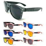 USA American Flag Stars & Stripes Patriotic Square Sunglasses