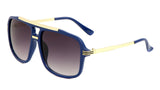 Metal & Plastic Flat Top Retro Sport Square Pilot Aviator Sunglasses