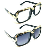 Gazelle Deluxe Square Luxury Retro Hip Hop Sunglasses