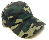 Solid Plain Blank Cotton Twill Adjustable Curved Bill Dad Hat