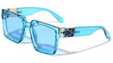 Royale Oversized Thick Bold Square Classic Retro Luxury Sunglasses