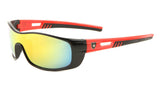 Khan Shield One Piece Lens Wrap Around Sport Sunglasses