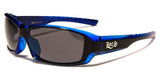 Locs Rectangular Slim Wrap Around Retro Chopper Sunglasses
