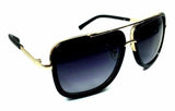 Classic Bold Square Retro Sport Pilot Aviator Sunglasses