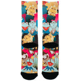 Disney The Muppets Premium Sublimated All Over Print Crew Socks
