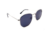 Metal Wire Frame Round Aviator Sunglasses