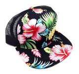 Crown Sublimated All Over Print Mesh Trucker Snapback Hat