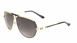 Gazelle Kaiser Oversized Metal Aviator Sunglasses