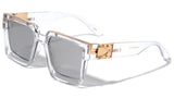 Royale Oversized Thick Bold Square Classic Retro Luxury Sunglasses