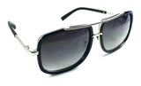 Classic Bold Square Retro Sport Pilot Aviator Sunglasses