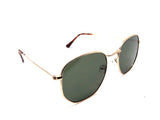 Metal Wire Frame Round Aviator Sunglasses